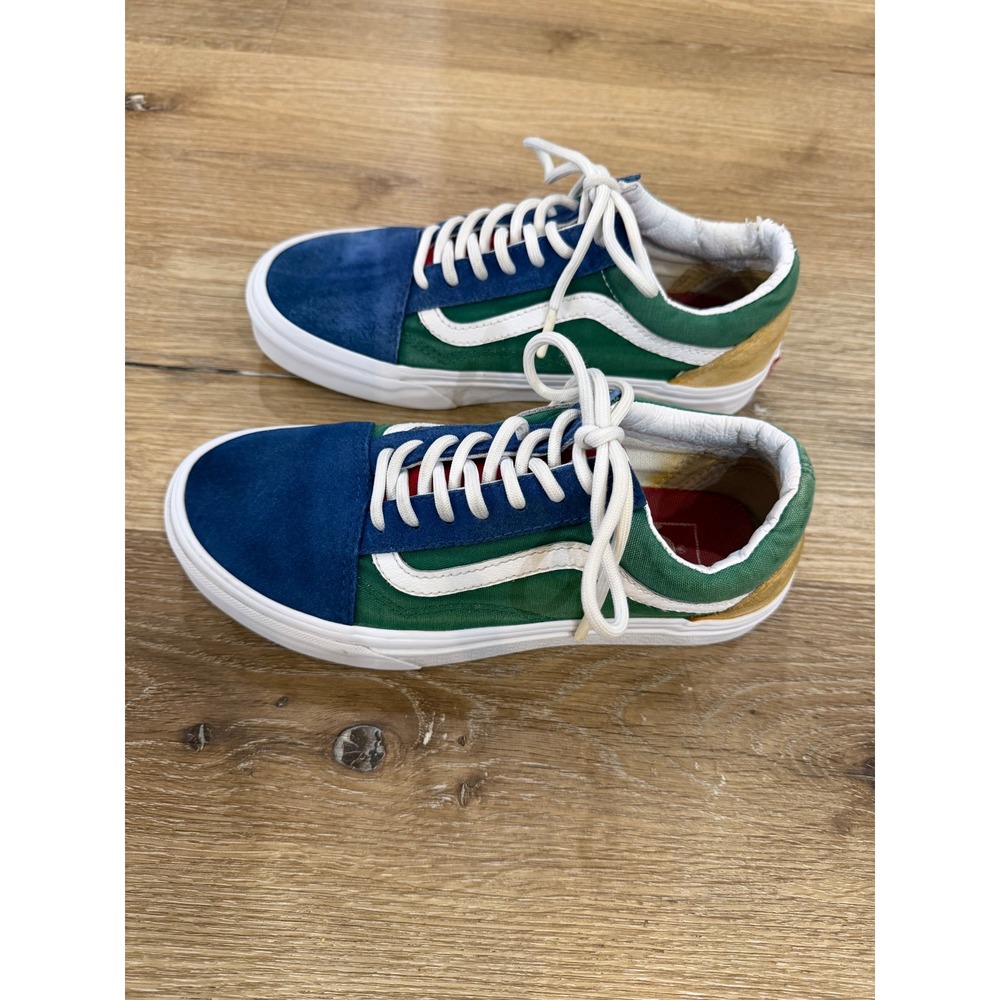 Vans Old Skool Sneakers M5/W6.5 Multi Color Yacht Club Colorblock Skate‎ - Picture 3 of 10